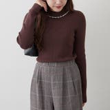 【7色展開】パール付プチハイリブニット | RMAF　NICE CLAUP / OLIVE des OLIVE | 詳細画像28 