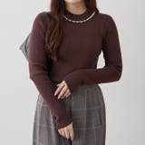 【7色展開】パール付プチハイリブニット | RMAF　NICE CLAUP / OLIVE des OLIVE | 詳細画像29 
