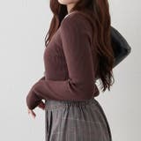 【7色展開】パール付プチハイリブニット | RMAF　NICE CLAUP / OLIVE des OLIVE | 詳細画像30 