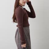 【7色展開】パール付プチハイリブニット | RMAF　NICE CLAUP / OLIVE des OLIVE | 詳細画像32 