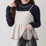 ネイビー | 【7色展開】パール付プチハイリブニット | RMAF　NICE CLAUP / OLIVE des OLIVE