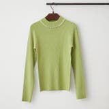 ライム | 【7色展開】パール付プチハイリブニット | RMAF　NICE CLAUP / OLIVE des OLIVE