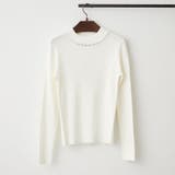 オフ | 【7色展開】パール付プチハイリブニット | RMAF　NICE CLAUP / OLIVE des OLIVE
