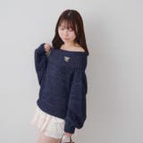 【ブローチ付き】オフショルシャギーニット | RMAF　NICE CLAUP / OLIVE des OLIVE | 詳細画像15 