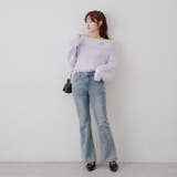 【ブローチ付き】オフショルシャギーニット | RMAF　NICE CLAUP / OLIVE des OLIVE | 詳細画像6 