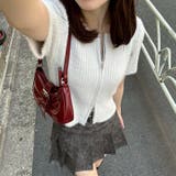 ラメフェザーダブルジップニット | RMAF　NICE CLAUP / OLIVE des OLIVE | 詳細画像8 