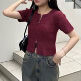 ラメフェザーダブルジップニット | RMAF　NICE CLAUP / OLIVE des OLIVE | 詳細画像9 