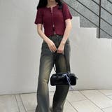 ラメフェザーダブルジップニット | RMAF　NICE CLAUP / OLIVE des OLIVE | 詳細画像12 
