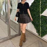 ラメフェザーダブルジップニット | RMAF　NICE CLAUP / OLIVE des OLIVE | 詳細画像23 