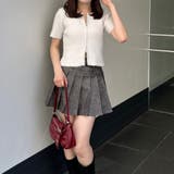 ラメフェザーダブルジップニット | RMAF　NICE CLAUP / OLIVE des OLIVE | 詳細画像3 