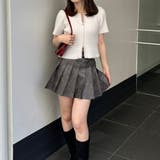 ラメフェザーダブルジップニット | RMAF　NICE CLAUP / OLIVE des OLIVE | 詳細画像6 