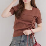 リボンドロストオフショルニット | RMAF NICE CLAUP / OLIVE des OLIVE | 詳細画像10