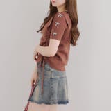 リボンドロストオフショルニット | RMAF NICE CLAUP / OLIVE des OLIVE | 詳細画像13