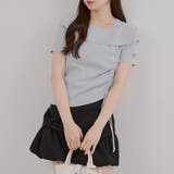 リボンドロストオフショルニット | RMAF NICE CLAUP / OLIVE des OLIVE | 詳細画像2