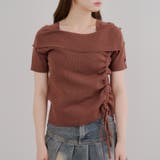 リボンドロストオフショルニット | RMAF NICE CLAUP / OLIVE des OLIVE | 詳細画像36