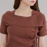 リボンドロストオフショルニット | RMAF NICE CLAUP / OLIVE des OLIVE | 詳細画像39