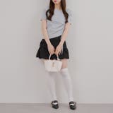 リボンドロストオフショルニット | RMAF NICE CLAUP / OLIVE des OLIVE | 詳細画像6