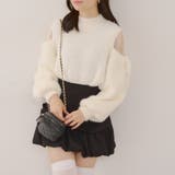 オフ | 【デートや推し活にも♪】肌見せパールニット | RMAF NICE CLAUP / OLIVE des OLIVE