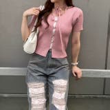 ハート釦ドッキングカーデ | RMAF　NICE CLAUP / OLIVE des OLIVE | 詳細画像14 