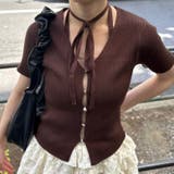 ハート釦ドッキングカーデ | RMAF　NICE CLAUP / OLIVE des OLIVE | 詳細画像17 