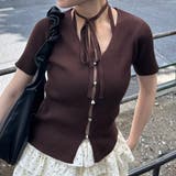 ハート釦ドッキングカーデ | RMAF　NICE CLAUP / OLIVE des OLIVE | 詳細画像18 