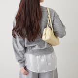 3Dフラワー付ニットチュニック | RMAF　NICE CLAUP / OLIVE des OLIVE | 詳細画像10 