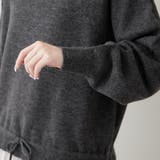 3Dフラワー付ニットチュニック | RMAF　NICE CLAUP / OLIVE des OLIVE | 詳細画像23 