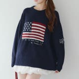 ネイビー | 【柄を選べる】USAニット | RMAF NICE CLAUP / OLIVE des OLIVE