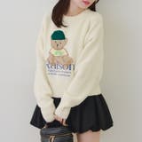 アイボリー | ニット帽クマプルオーバー | RMAF　NICE CLAUP / OLIVE des OLIVE