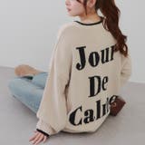 ベージュ | バックロゴマットモールニット | RMAF　NICE CLAUP / OLIVE des OLIVE