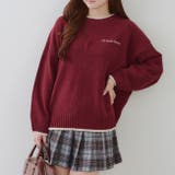 ボルドー | バックロゴマットモールニット | RMAF　NICE CLAUP / OLIVE des OLIVE