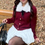 ボルドー | ティペット付カーディガン | RMAF　NICE CLAUP / OLIVE des OLIVE