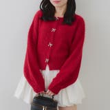 ビジューリボンカーディガン | RMAF　NICE CLAUP / OLIVE des OLIVE | 詳細画像7 