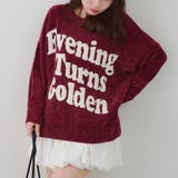 ベロアモールロゴニットプルオーバー | RMAF NICE CLAUP / OLIVE des OLIVE | 詳細画像2