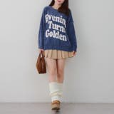 ベロアモールロゴニットプルオーバー | RMAF NICE CLAUP / OLIVE des OLIVE | 詳細画像9