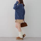 ベロアモールロゴニットプルオーバー | RMAF NICE CLAUP / OLIVE des OLIVE | 詳細画像12