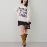 ベロアモールロゴニットプルオーバー | RMAF NICE CLAUP / OLIVE des OLIVE | 詳細画像17