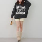 ベロアモールロゴニットプルオーバー | RMAF NICE CLAUP / OLIVE des OLIVE | 詳細画像24