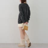 ベロアモールロゴニットプルオーバー | RMAF NICE CLAUP / OLIVE des OLIVE | 詳細画像26