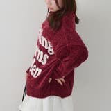 ベロアモールロゴニットプルオーバー | RMAF NICE CLAUP / OLIVE des OLIVE | 詳細画像4