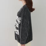 ベロアモールロゴニットプルオーバー | RMAF NICE CLAUP / OLIVE des OLIVE | 詳細画像28