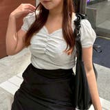 オートミール | テレコドロストギャザーT | NICE CLAUP / OLIVE des OLIVE　OUTLET