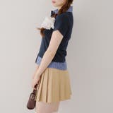 【@re.__mi23セレクト】フェイクシャツレイヤードトップス | RMAF　NICE CLAUP / OLIVE des OLIVE | 詳細画像4 
