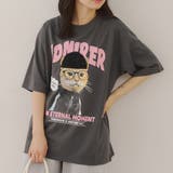 メガネネコラメニット帽ビッグTシャツ | RMAF　NICE CLAUP / OLIVE des OLIVE | 詳細画像1 