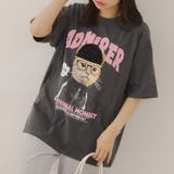 メガネネコラメニット帽ビッグTシャツ | RMAF　NICE CLAUP / OLIVE des OLIVE | 詳細画像3 