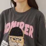 メガネネコラメニット帽ビッグTシャツ | RMAF　NICE CLAUP / OLIVE des OLIVE | 詳細画像18 