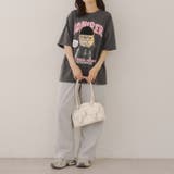 メガネネコラメニット帽ビッグTシャツ | RMAF　NICE CLAUP / OLIVE des OLIVE | 詳細画像6 