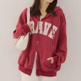 レッド | ビッグロゴジップパーカー | RMAF　NICE CLAUP / OLIVE des OLIVE