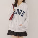 オートミール | ビッグロゴジップパーカー | RMAF　NICE CLAUP / OLIVE des OLIVE