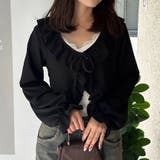 ブラック | フリフリボレロカーディガン | RMAF　NICE CLAUP / OLIVE des OLIVE